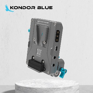 KondorBlue V-Mount Pro Battery Plate with Swiveling Rod Block 콘도르블루 V마운트 배터리 플레이트 KB_ProVMP